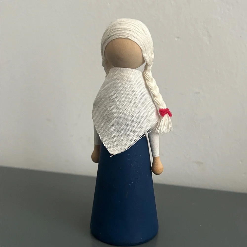 Ellerbergs, Vintage Swedish 5 inch Folk Art Doll